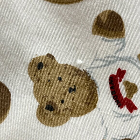 Teddy Bear Print Shorts Christmas Lace Twee High Waisted Women Lace Cream - Picture 9 of 10